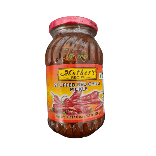 MOTHER'S RECIPE STUFFED RED CHILLI PICKLE 500G