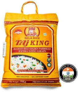TAJ KING BASMATI RICE GOLDEN 5KG