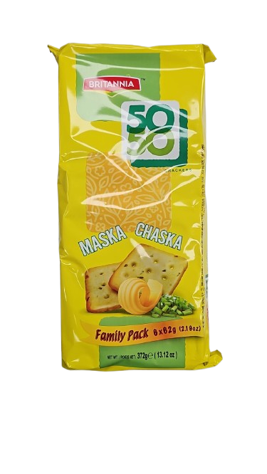 BRITANNIA 50 50 MASKA CHASKA FAMILY PACK 372G(6X62G)