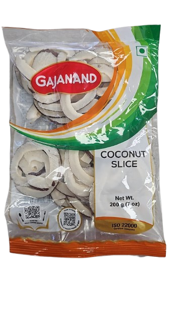GAJANAND COCONUT SLICE 200GM