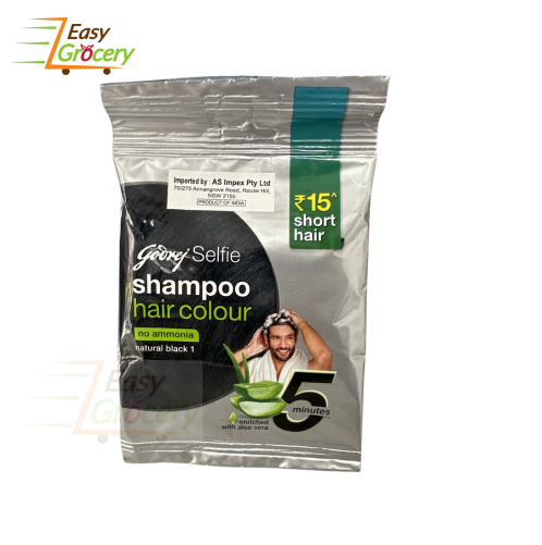 GODREJ SHAMPOO HAIR COLOUR 10ML-BLACK 1