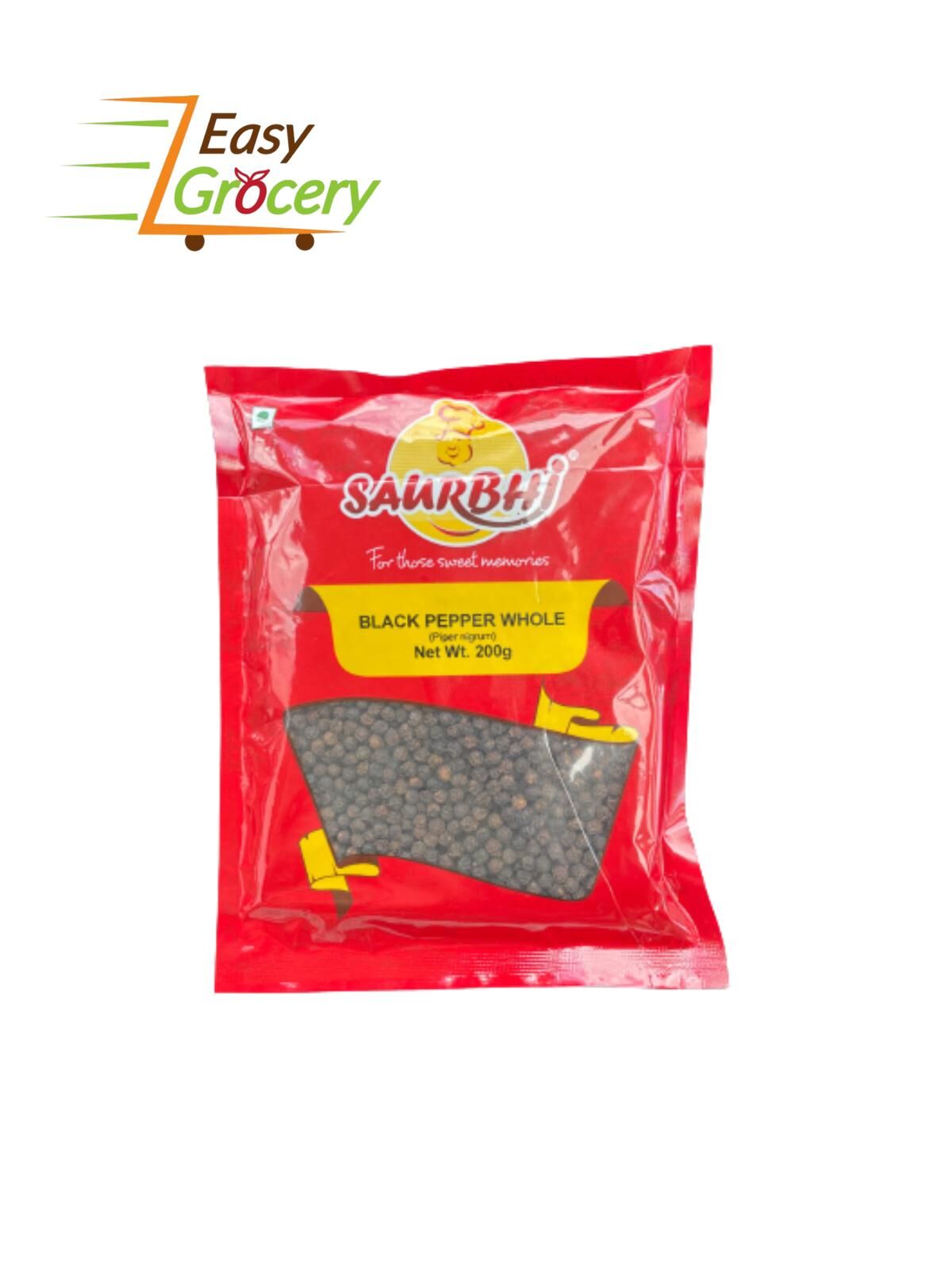 SAURBHI BLACK PEPER WHOLE 200 G