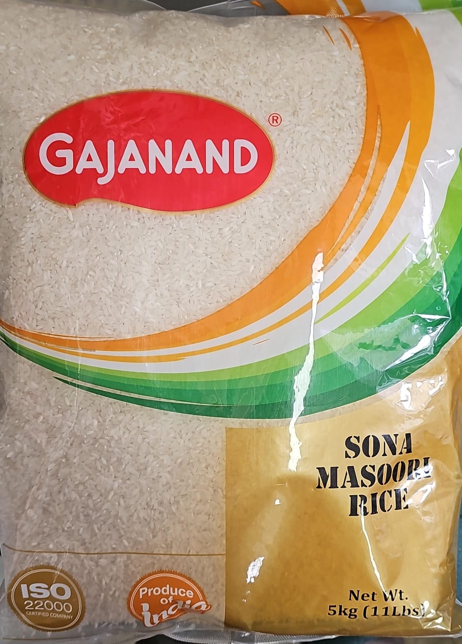 GAJANAND SONA MASOORI RICE 5KG