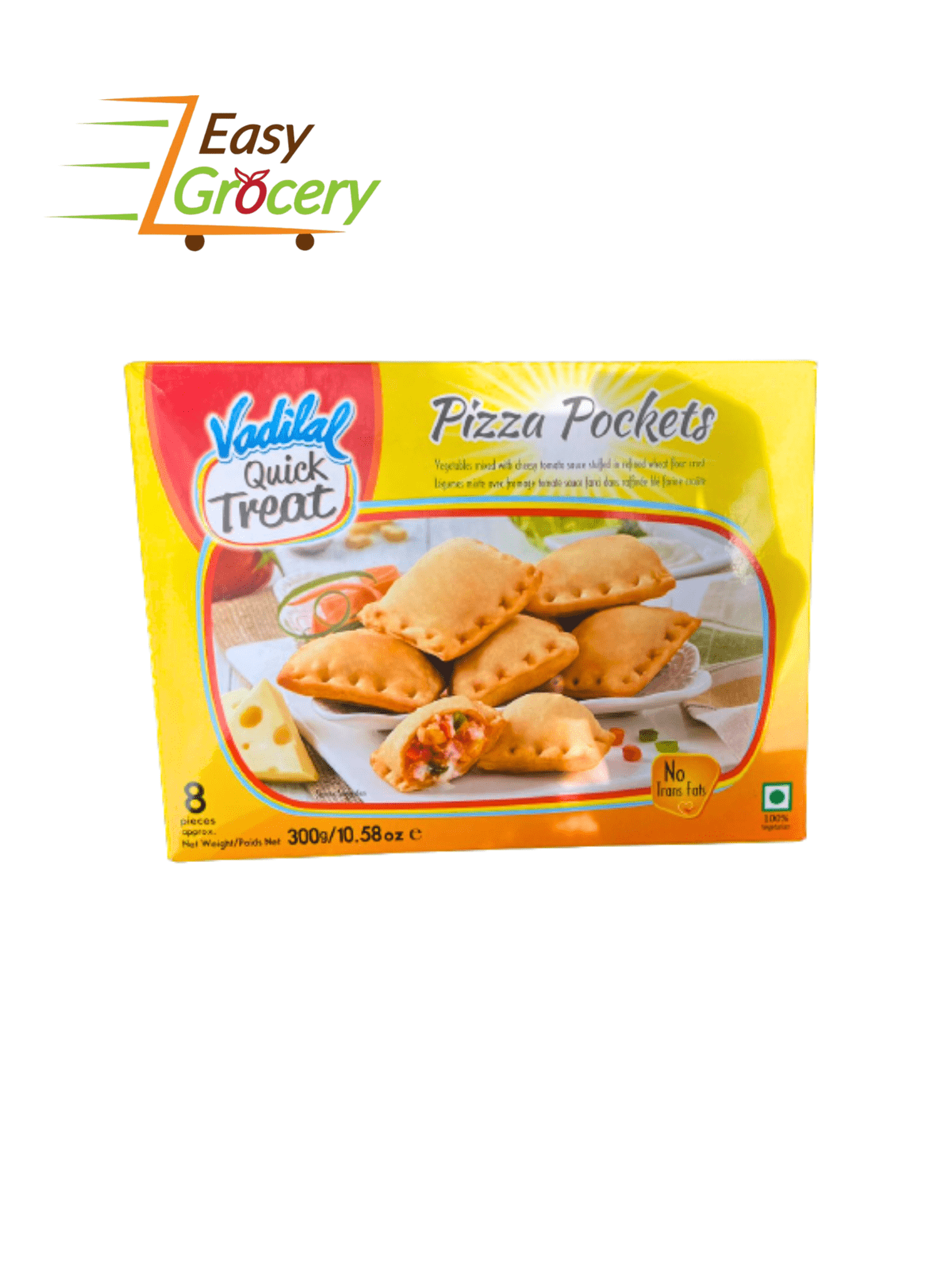 VADILAL PIZZA POCKETS 300G-8PC