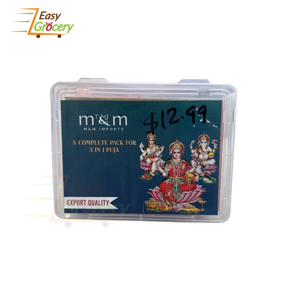 M&M PUJA PACK 3 IN 1 SET