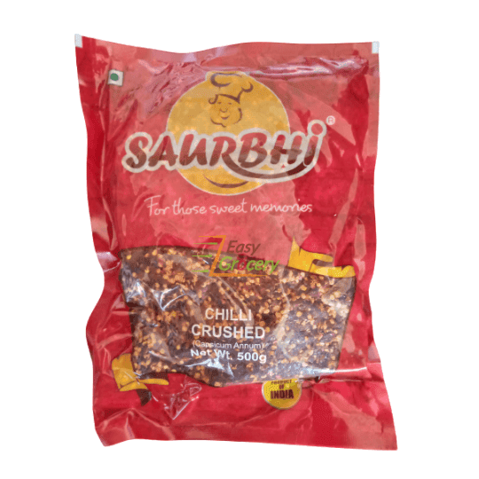 SAURBHI CHILLI CRUSHED 500GM
