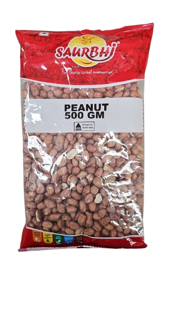 SAURBHI PEANUT RAW 500GM