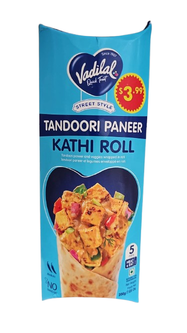 VADILAL TANDOORI PANEER ROLL-KATHI 200G