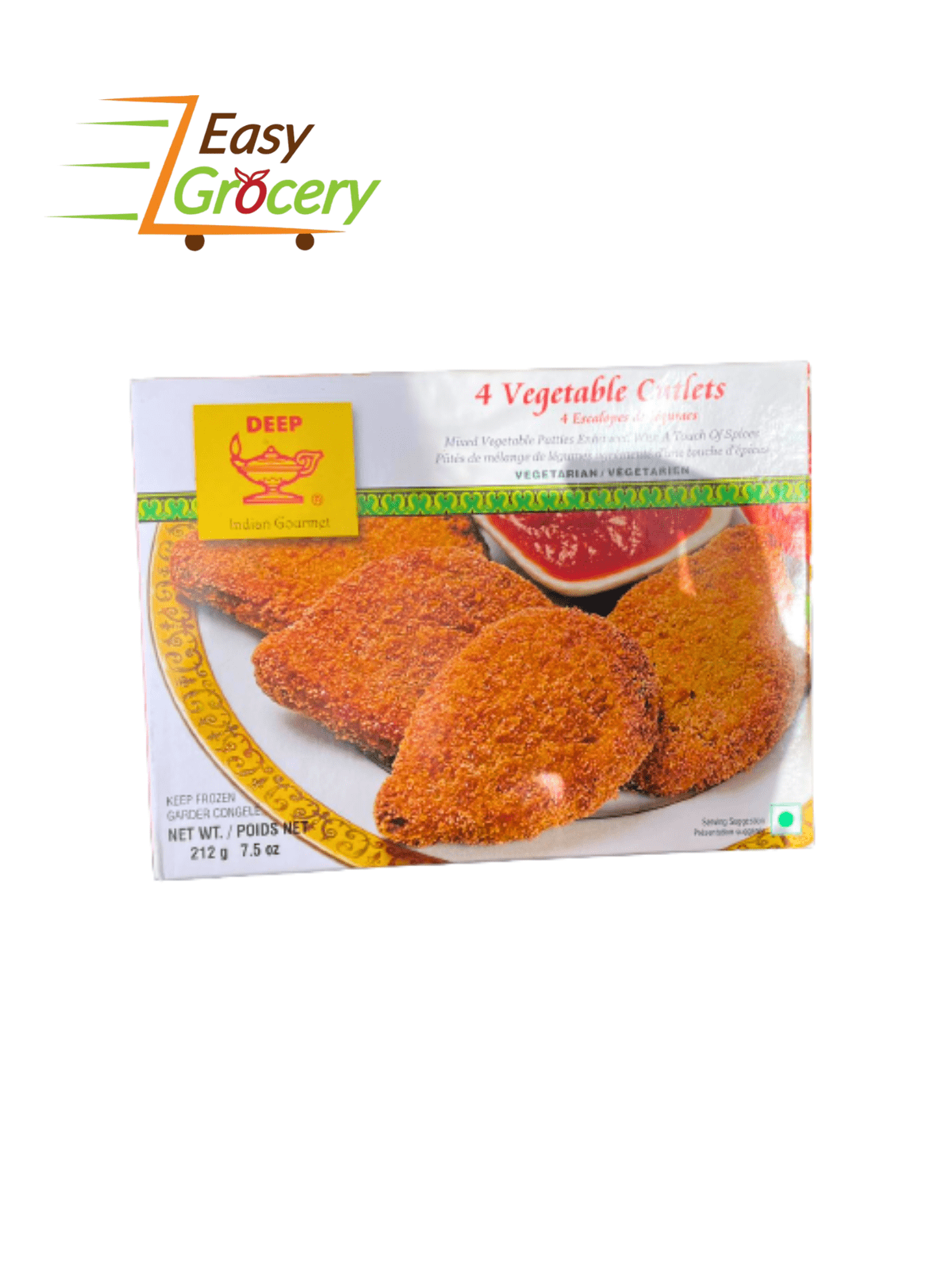 DEEP VEGETABLE CUTLETS 213GM-4PC