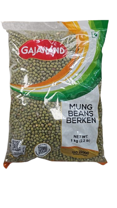 GAJANAND MUNG BEANS BERKEN 1KG