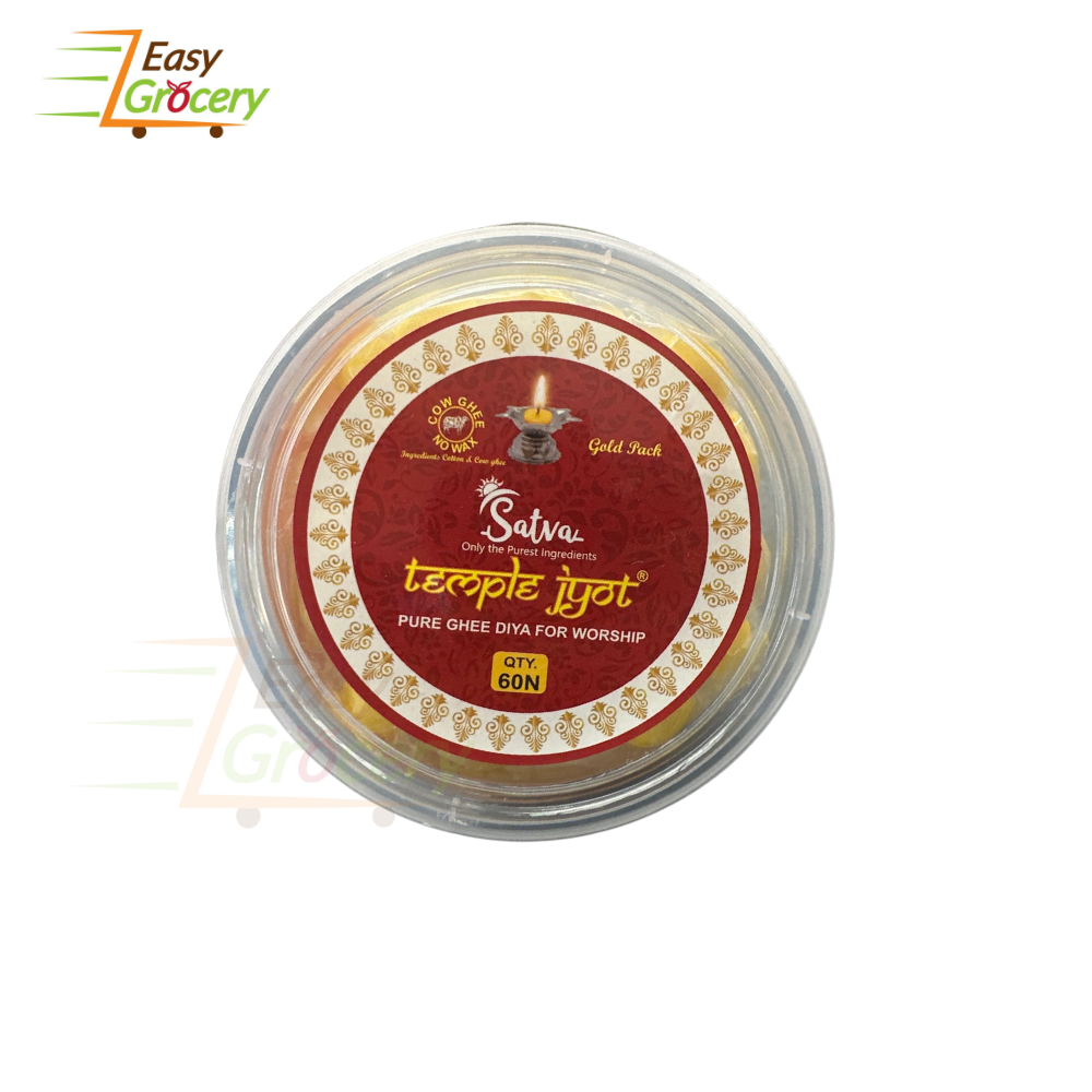 TEMPLE JYOT GHEE DIYA WICK 60PC