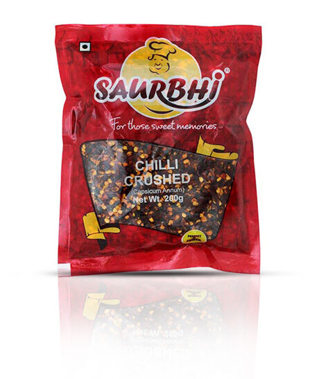 SAURBHI CHILLI CRUSHED 200 G