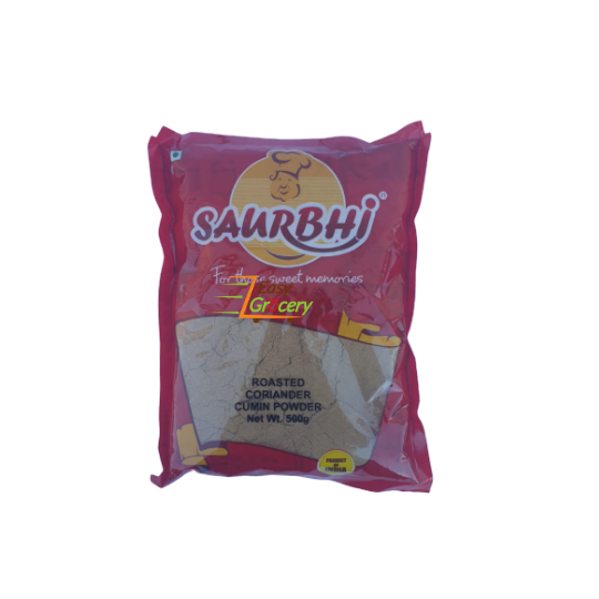 SAURBHI ROASTED CORIANDER  CUMIN POWDER 500 G