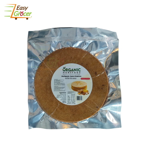 ORGANIC HERITAGE MULTIGRAIN JEERA KHAKHRA 200G