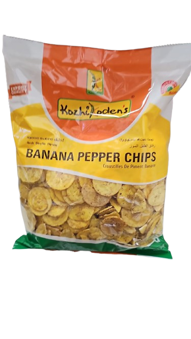 KOZHIKODEN'S BANANA PEPPER CHIPS 400G