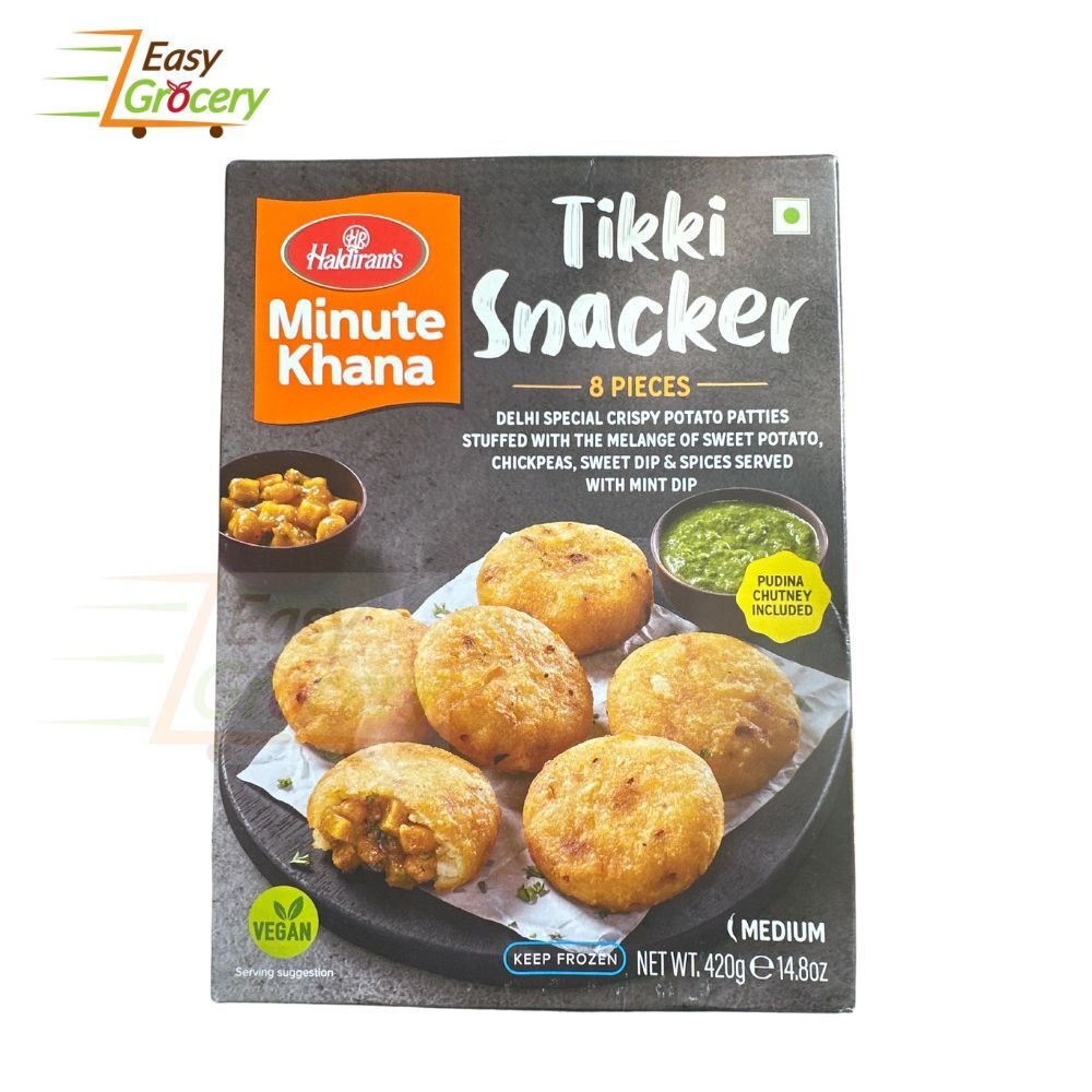 HALDIRAM TIKKI SNACKER 420GM-8PC