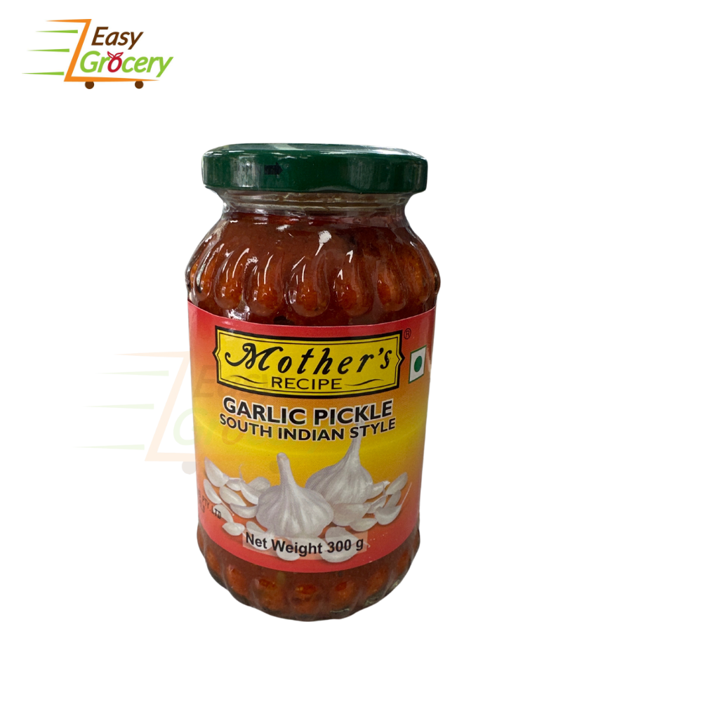 MOTHER'S RECIPE GARLIC PICKLE SOUTH  INDIAN STYLE  300 G