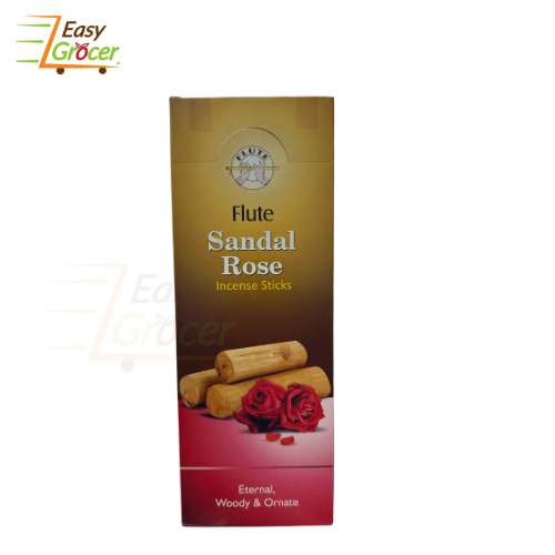 FLUTE SANDAL ROSE INCENSE 20 STICKESX6PK