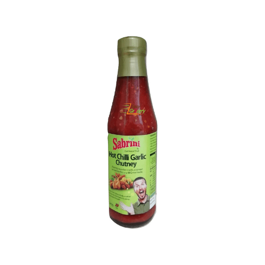 SABRINI HOT CHILLI GARLIC CHUTNEY 340 G