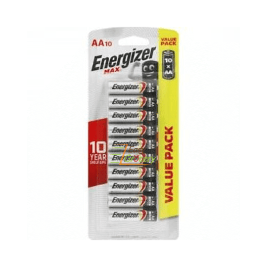 ENERGIZEER MAX +AA 10 PACK