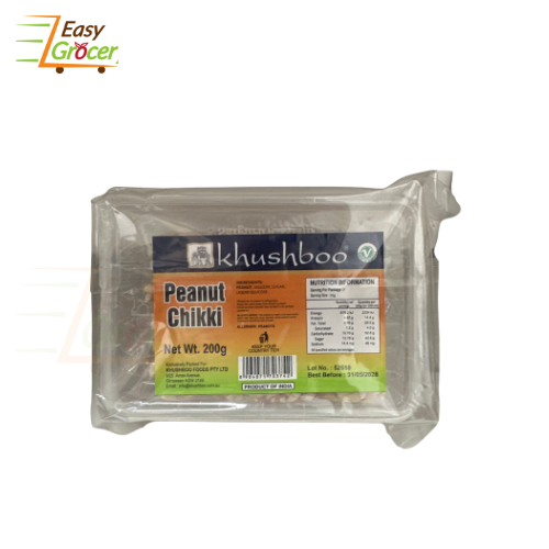 KHUSHBOO PEANUT CHIKKI (BISCUIT CUT) 200G