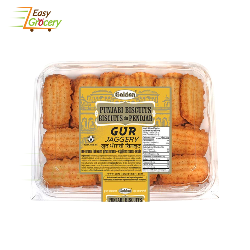GOLDEN PUNJABI BISCUITS GUR (JAGGERY) 680 G