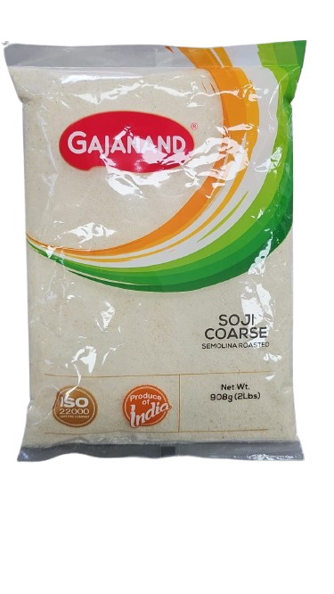 GAJANAND SOJI(SEMOLINA) COARSE ROASTED 908GM