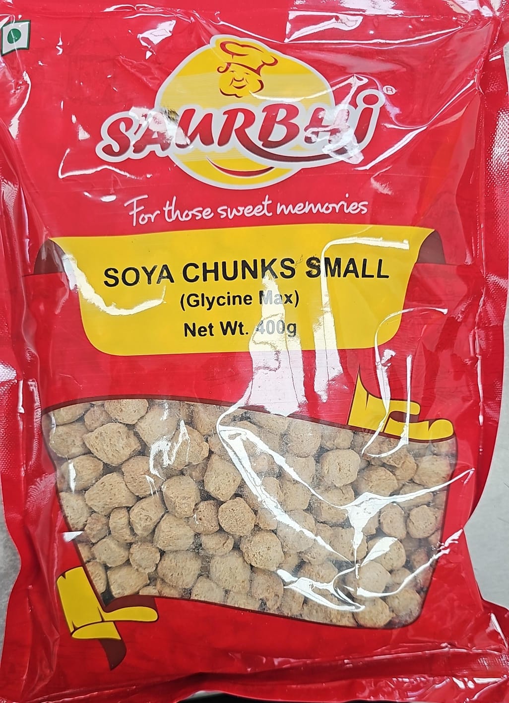 SAURBHI SOYA CHUNKS SMALL 400 G