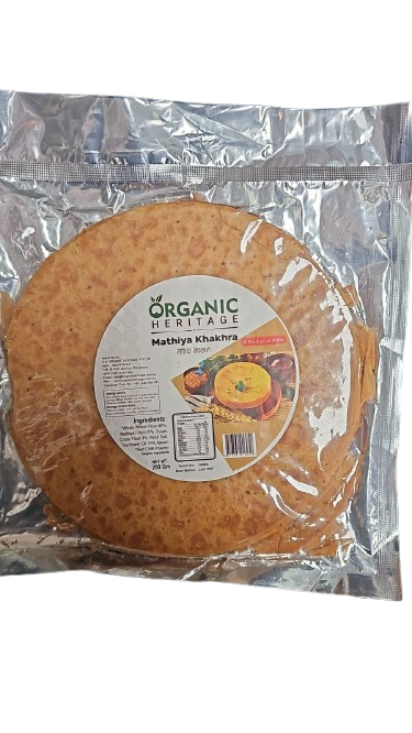 ORGANIC HERITAGE MATHIYA KHAKHRA 200GM