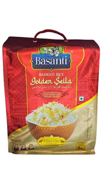 BASANTI GOLDEN SELLA BASMATI RICE 5KG