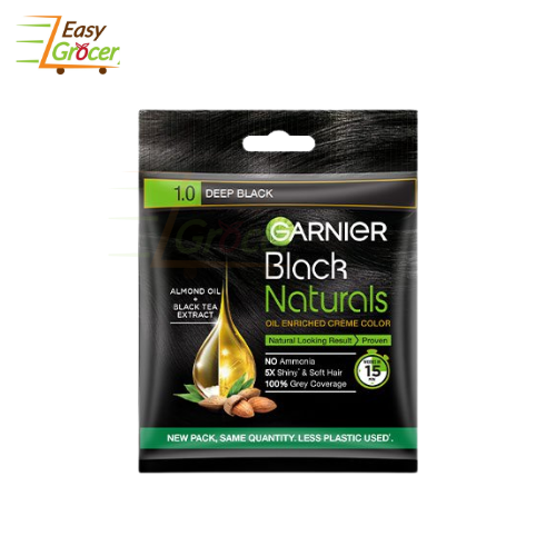 GARNIER BLACK NATURAL COLOUR 20 ML SHADE 1 DEEP BLACK