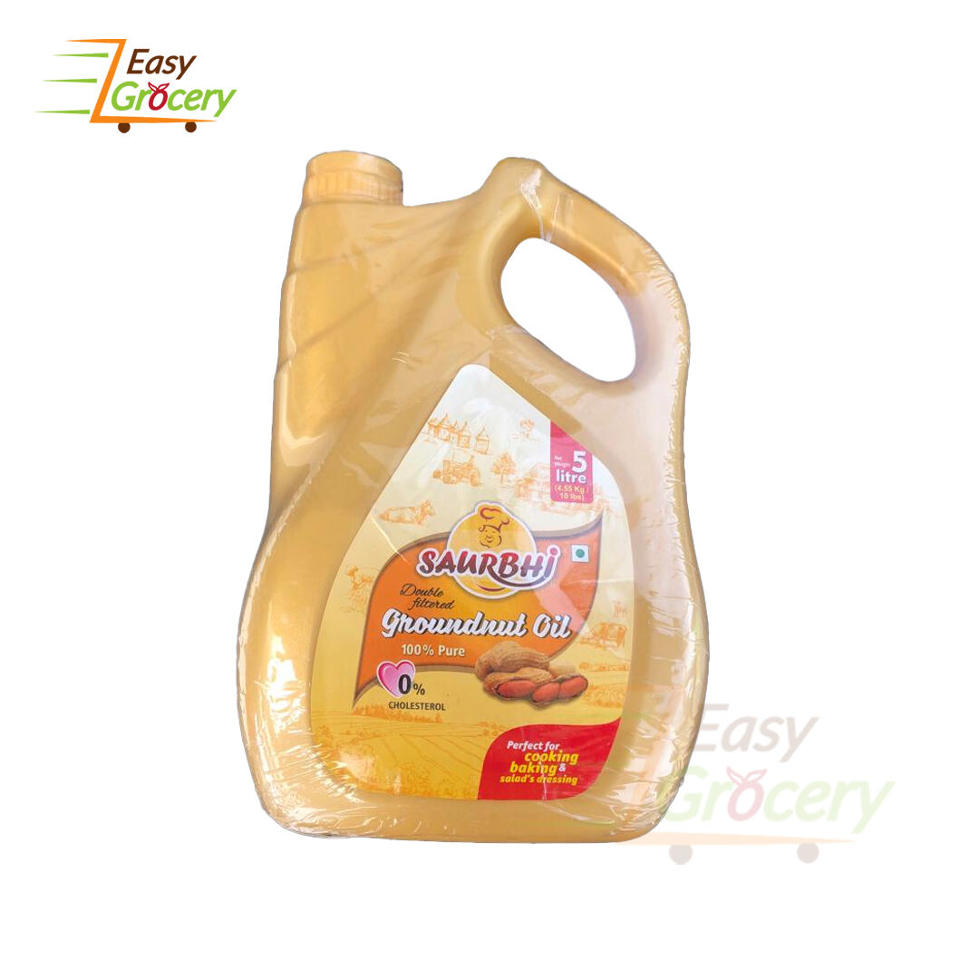 SAURBHI PEANUT(GROUNDNUT) OIL 5LTR