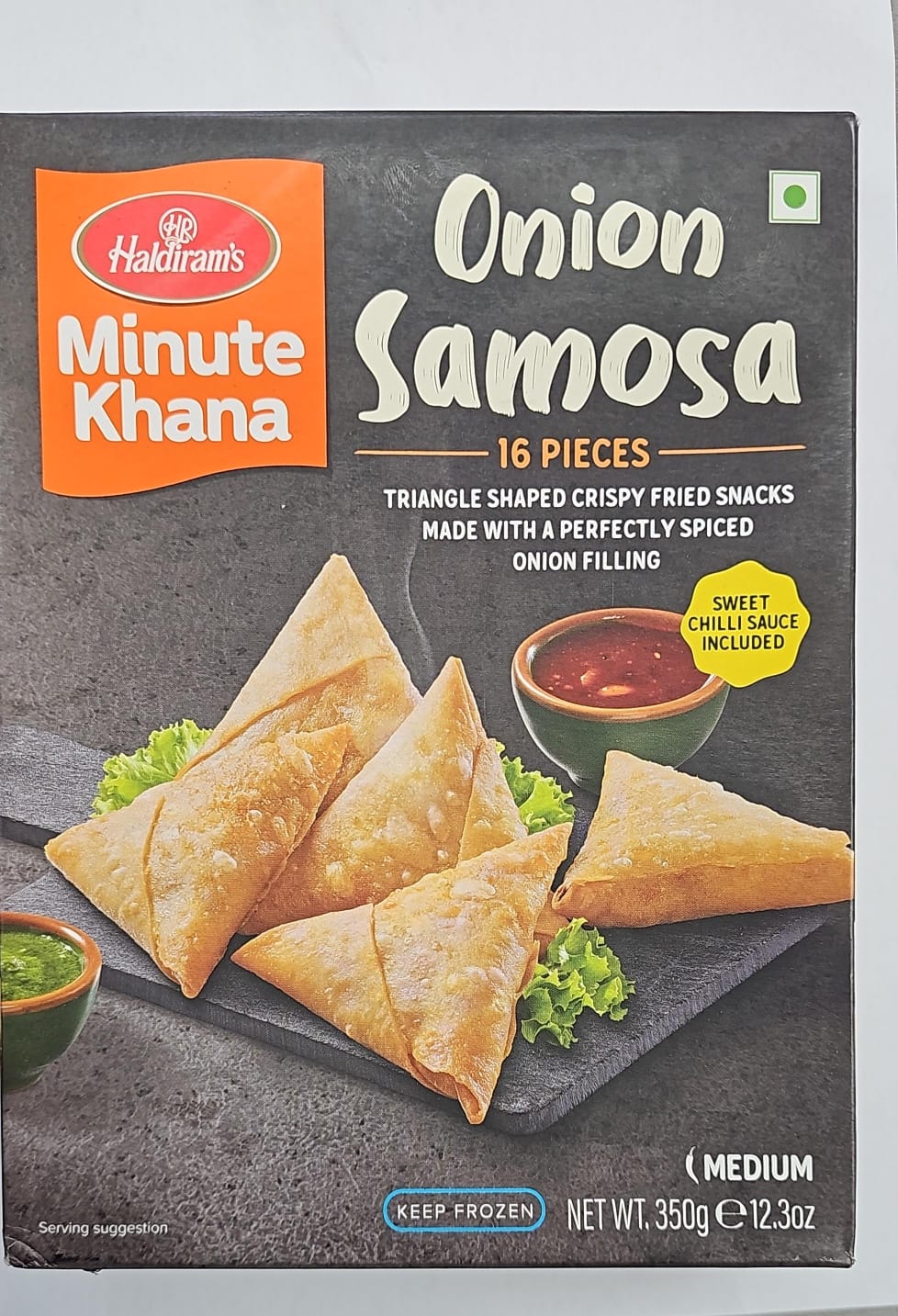 HALDIRAM ONION SAMOSA 350G-16PC