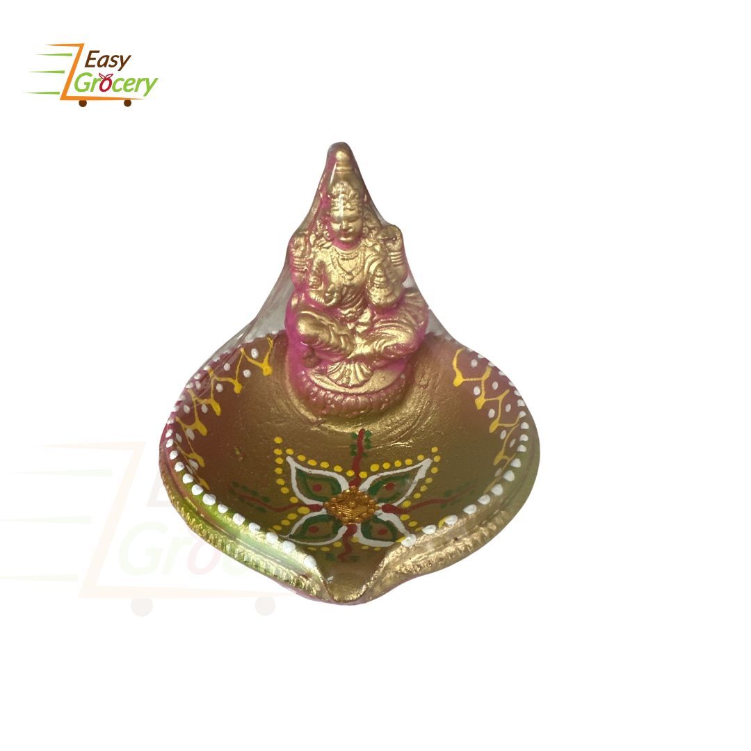 CLAY DIYA BOWL LAXMI