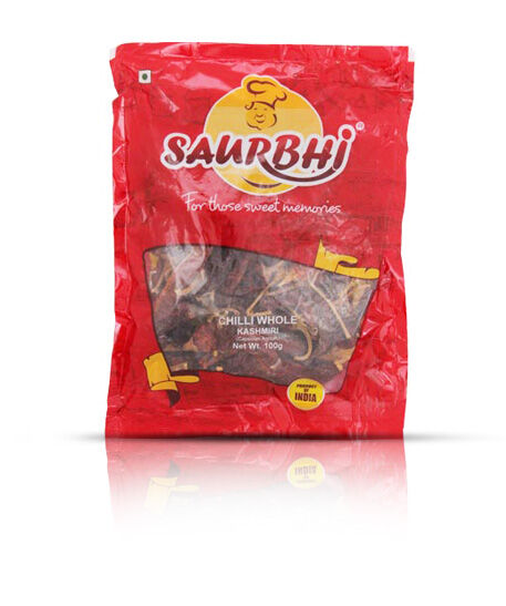 SAURBHI CHILLI KASHMIRI WHOLE 100 G