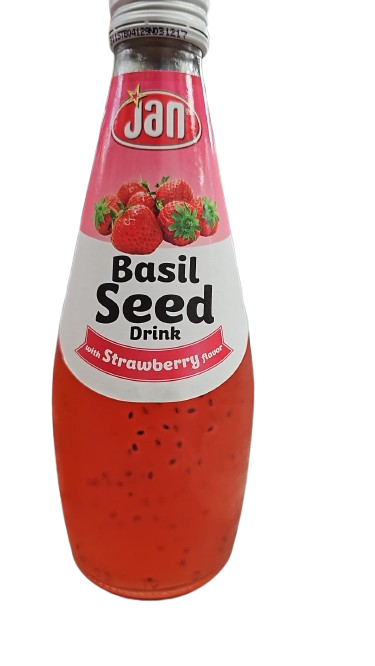 JAN STRAWBERRY BASIL SEED DRINK 290ML