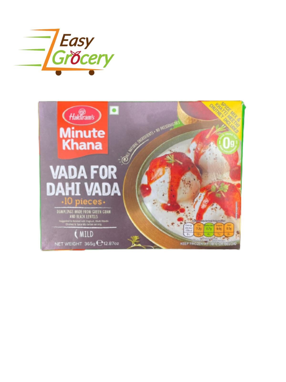 HALDIRAM DAHI VADA(BHALLA) 365GM-10PC