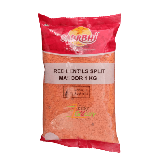 SAURBHI RED LENTIL SPLIT 1 KG