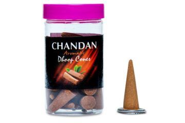 SHAH FRAGRANCES CHANDAN CONE DHOOP 100G