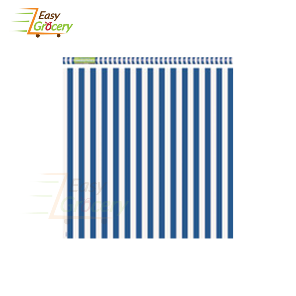 STRIPE GIFT WRAP ROYAL BLUE 1PC