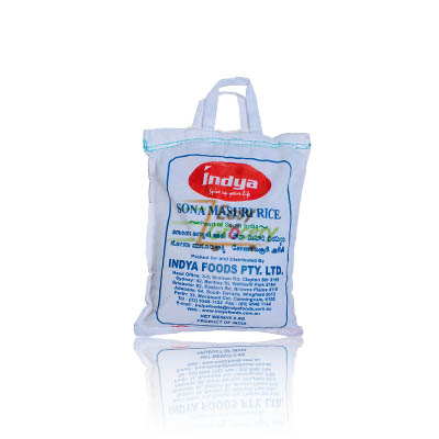 INDYA SONA MASOORI RICE 5 KG