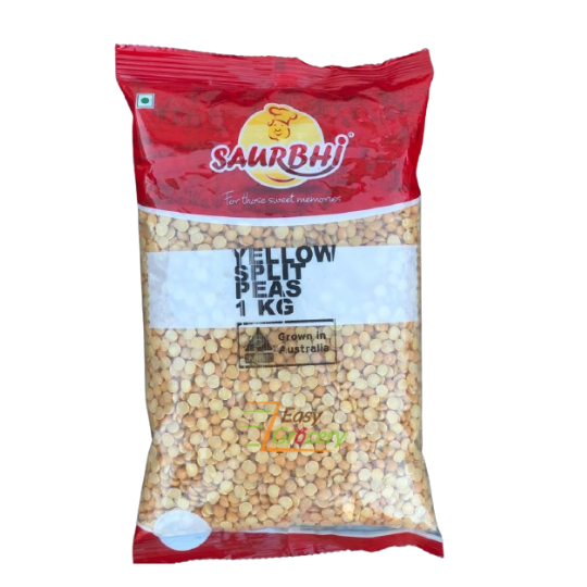 SAURBHI YELLOW SPLIT PEAS 1 KG
