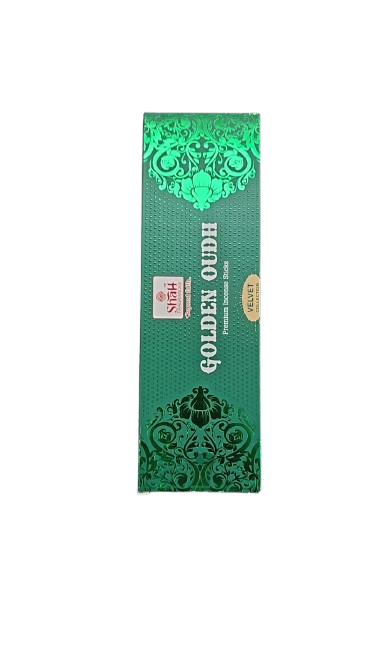 SHAH FRAGRANCES GOLDEN OUDH INCENSE STICKS 90GM