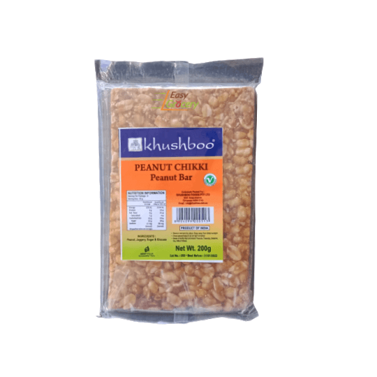 KHUSHBOO PEANUT CHIKKI (PEANUT BAR) 200 GM