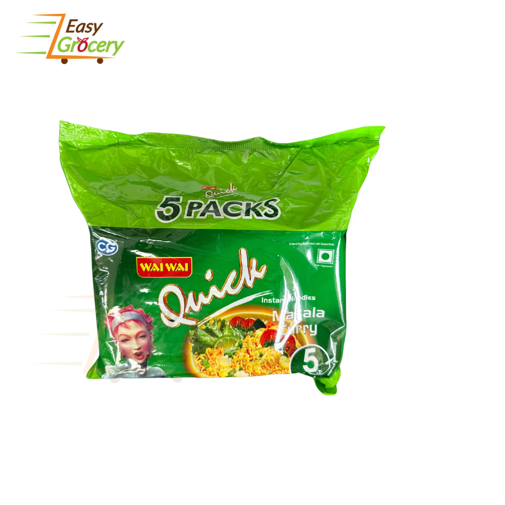 WAI WAI MASALA CURRY NOODLES 5PK