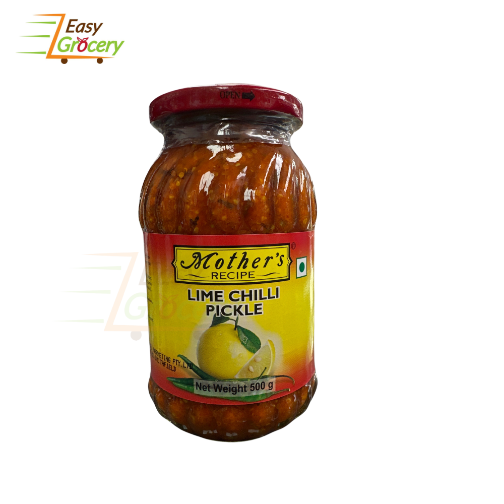MOTHER'S RECIPE LIME CHILLI PICKLE 500 G