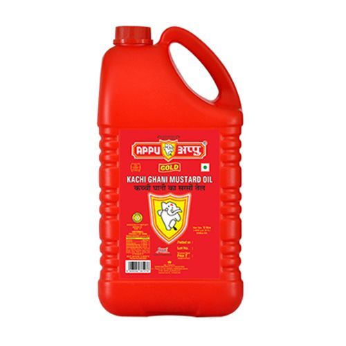 APPU KACHI GHANI MUSTARD OIL GOLD  5 L