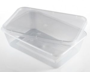 TAKEAWAY RECT CONT 1000ML 20PC