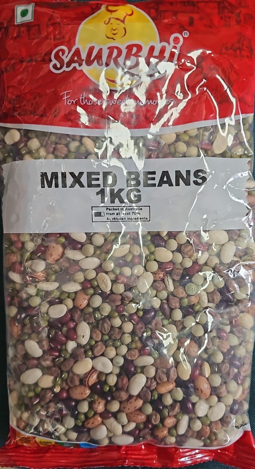SAURBHI MIX BEANS 1KG