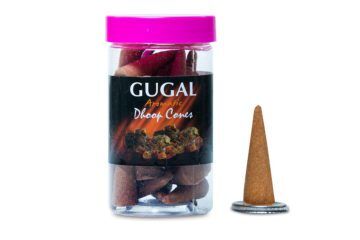 SHAH FRAGRANCES GUGAL CONE DHOOP 100G